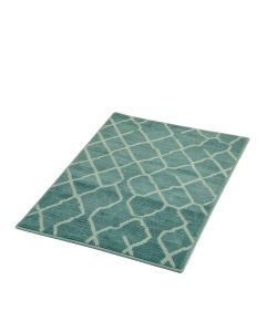 Briaca Geometric Teal Indoor/Outdoor Area Rug (synthetic illustration; no displayed measurements)