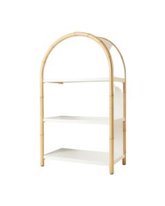 Cedar Bridge Freestanding Bookcase - White