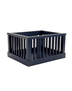 Harbor Dale Empty Furniture-Style Pet Crate - Navy (synthetic illustration; no displayed measurements)