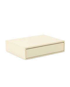 Cliff Crossing Desktop Monitor Riser - Cream (synthetic illustration; no displayed measurements)