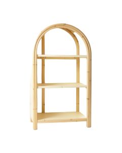 Elm Field Freestanding Bookcase - Cream