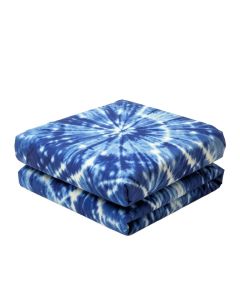 Tie Dye Microcosm Motif Generated With Digital Large Volume Active Rough Effect Duvet Cover Set