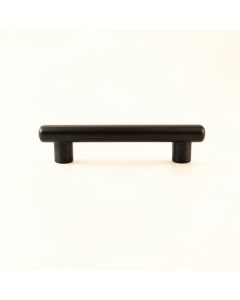 Flint Crest Cabinet Handle Without Packaging - Black (synthetic illustration; no displayed measurements)