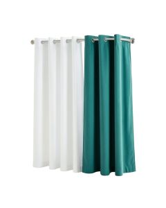 Cogbill Solid Semi-Sheer Grommet Curtain Panels