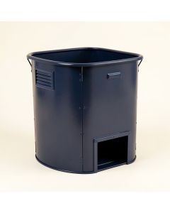 Vale Arc Closed Garden Compost Bin - Navy (synthetic illustration; no displayed measurements)