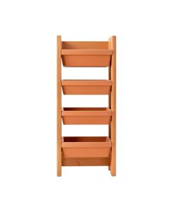 Dune Bend Empty Vertical Garden Frame - Terracotta