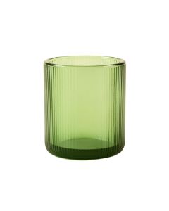 Dawn Crossing Empty Candle Holder - Green