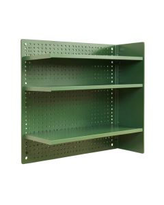 Meadow Brook Empty Wall-Mounted Tool Organizer Panel - Green