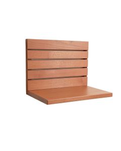 Pine Bend Wall-Mounted Entryway Organizer Shelf - Terracotta