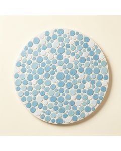 Ceramic Penny Round Mosaic Wall & Floor Tile (synthetic illustration; no displayed measurements)
