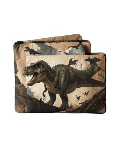 Dinosaur Dangerous Dinosaur Tears Up The Paper Wall Image Scary Break Scenery Duvet Cover Set (synthetic illustration; no displayed measurements)