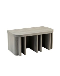 Sage Branch Shoe Storage Bench - Gray