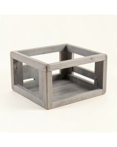 Heath Field Empty Furniture-Style Pet Crate - Gray (synthetic illustration; no displayed measurements)