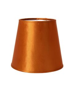 10 '' H Sateen Fabric Empire Lamp Shade ( Spider ) In Burnt Orange