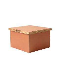 Wren Bend Low Toy Storage Unit - Terracotta (synthetic illustration; no displayed measurements)