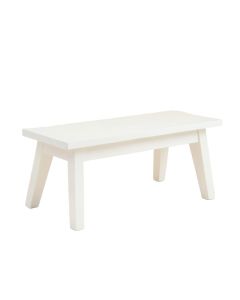 Reed Branch Indoor Bench - White (synthetic illustration; no displayed measurements)