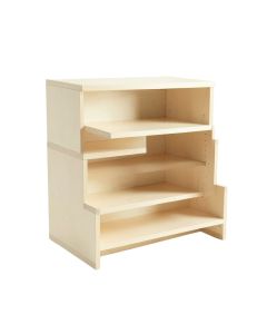 Willow Bluff Desktop Shelving Unit - Ivory (synthetic illustration; no displayed measurements)