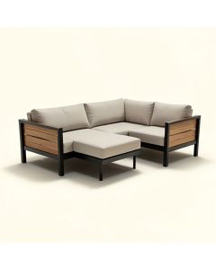 Desiah Patio Sectional With Cushions (synthetic illustration; no displayed measurements)