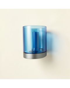 Elm Dell Wall Sconce Mounted On A Plain Wall - Blue (synthetic illustration; no displayed measurements)