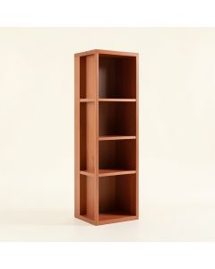 Birch Arc Narrow Cubby Tower (synthetic illustration; no displayed measurements)