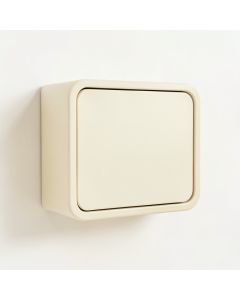 Hill Edge Wall-Mounted Entry Cabinet - Cream (synthetic illustration; no displayed measurements)