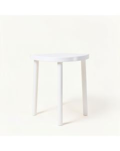Heath Crest Compact Balcony Table - White (synthetic illustration; no displayed measurements)
