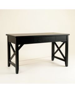 Moss Bridge Writing Desk - Black (synthetic illustration; no displayed measurements)