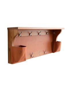 Field Dale Wall-Mounted Entryway Organizer Shelf - Terracotta (synthetic illustration; no displayed measurements)