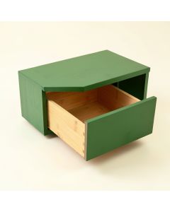 Brook Edge Under-Desk Drawer Unit - Green (synthetic illustration; no displayed measurements)