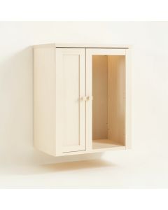 Spruce Dell Wall-Mounted Laundry Cabinet - Ivory (synthetic illustration; no displayed measurements)