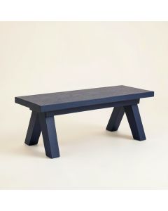 Olive Crossing Indoor Bench - Navy (synthetic illustration; no displayed measurements)