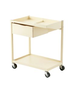 Oak Brook Empty Rolling Workshop Cart - Cream