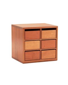 Brook Crossing Small-Parts Storage Drawer Cabinet - Terracotta (synthetic illustration; no displayed measurements)