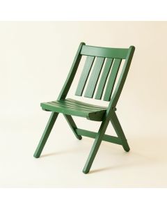 Flint Dale Folding Outdoor Chair - Green (synthetic illustration; no displayed measurements)