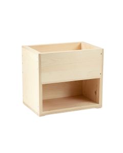 Maple Canyon Empty Raised Planter - Ivory