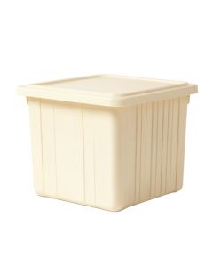 Dawn Crest Closed Outdoor Storage Box - Ivory