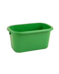 Oak Bend Empty Railing Planter With Integral Brackets - Green (synthetic illustration; no displayed measurements)