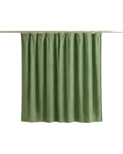 Holly Bend Shower Curtain Hanging Flat From A Plain Rod - Green (synthetic illustration; no displayed measurements)