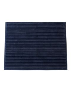 Ash Crest Bath Mat - Navy (synthetic illustration; no displayed measurements)