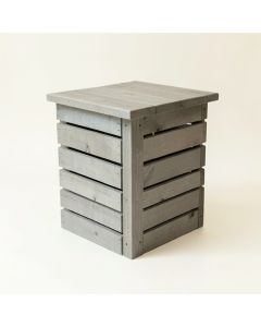 Flint Bend Closed Garden Compost Bin - Gray (synthetic illustration; no displayed measurements)