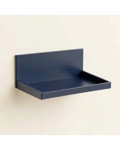 Stone Arc Wall-Mounted Shelf - Navy (synthetic illustration; no displayed measurements)