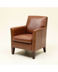 Rose Genuine Leather Upholstered Dining Chair (synthetic illustration; no displayed measurements)