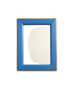 Hill Brook Framed Wall Mirror - Blue