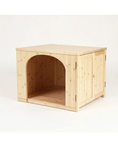 River Dale Empty Furniture-Style Litter Enclosure - Ivory (synthetic illustration; no displayed measurements)