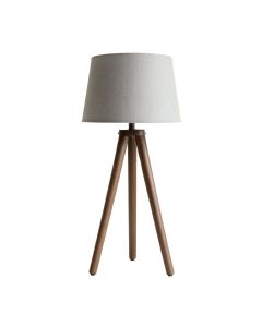 Alder Bridge Floor Lamp With A Plain Fabric Shade - Gray (synthetic illustration; no displayed measurements)