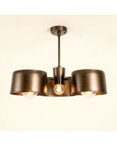 Tadwick 3 - Light Unique Drum Chandelier (synthetic illustration; no displayed measurements)