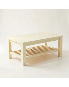 Ash Falls Coffee Table - Cream (synthetic illustration; no displayed measurements)