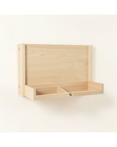 Cedar Crest Empty Wall-Mounted Tool Organizer Panel - Beige (synthetic illustration; no displayed measurements)