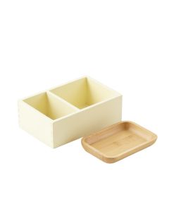 Brook Bridge Empty Coffee-Station Organizer - Ivory