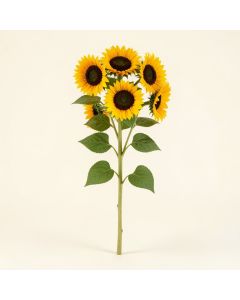 Sunflower Sprays With 41 '' Sunflower Stem , 6 Leaves (synthetic illustration; no displayed measurements)